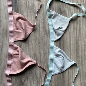 Xs pink and blue bralette